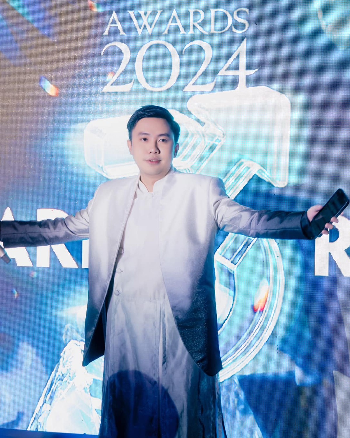 Year-End Party 2024, stage and backdrop