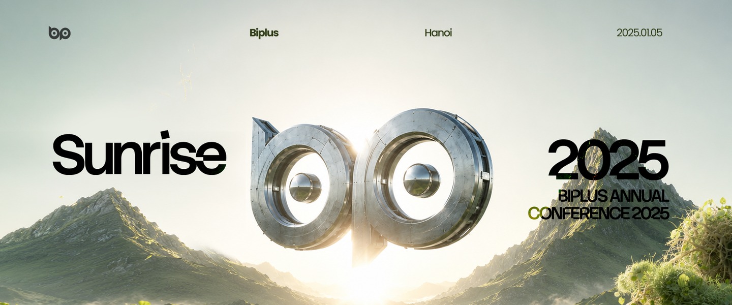 Biplus — Sunrise key visual, Annual Conference 2025