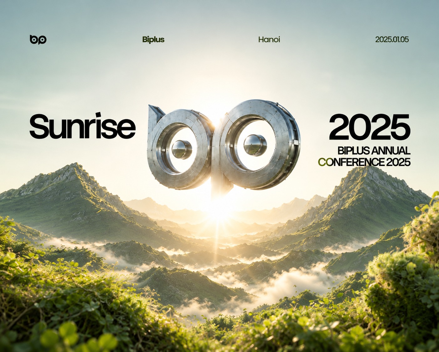 Biplus — Sunrise key visual, Annual Conference 2025