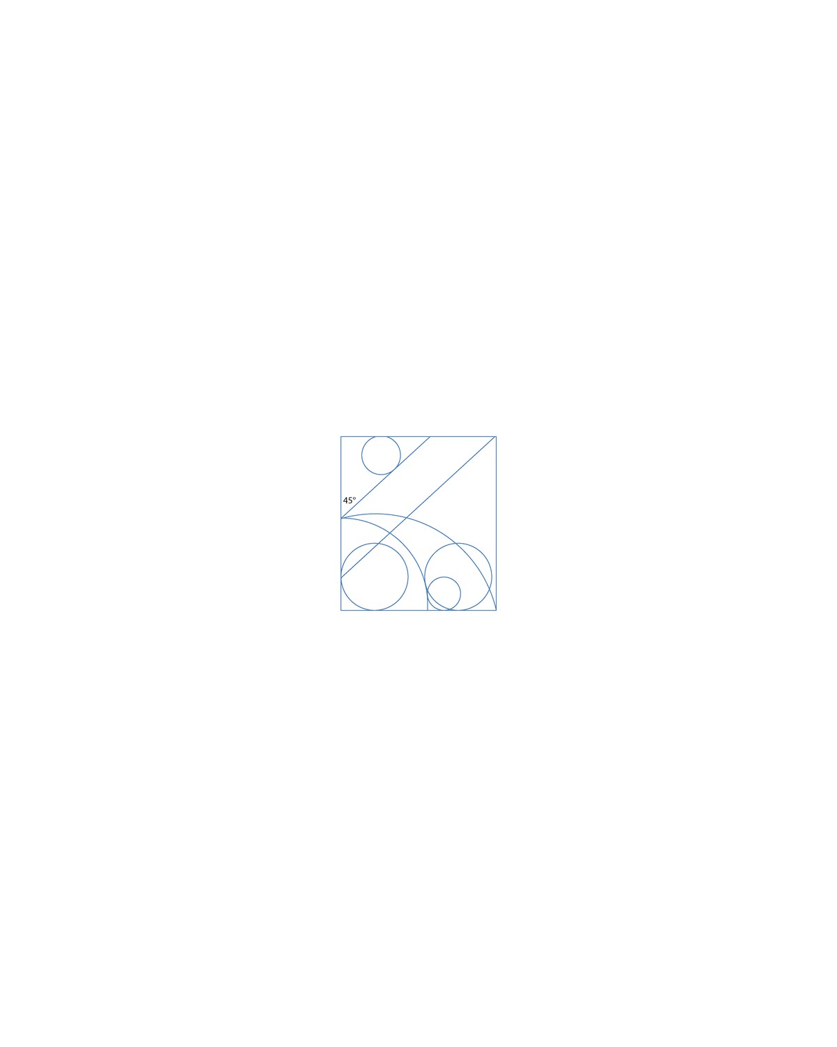 Logo construction and clear-space study