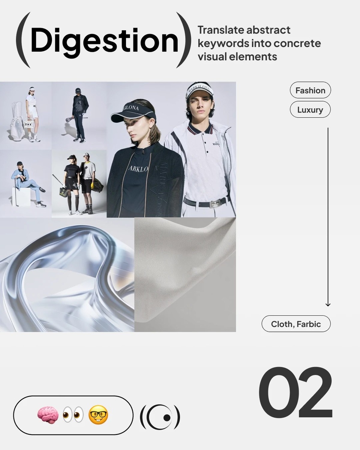 Mood board — fashion and luxury references
