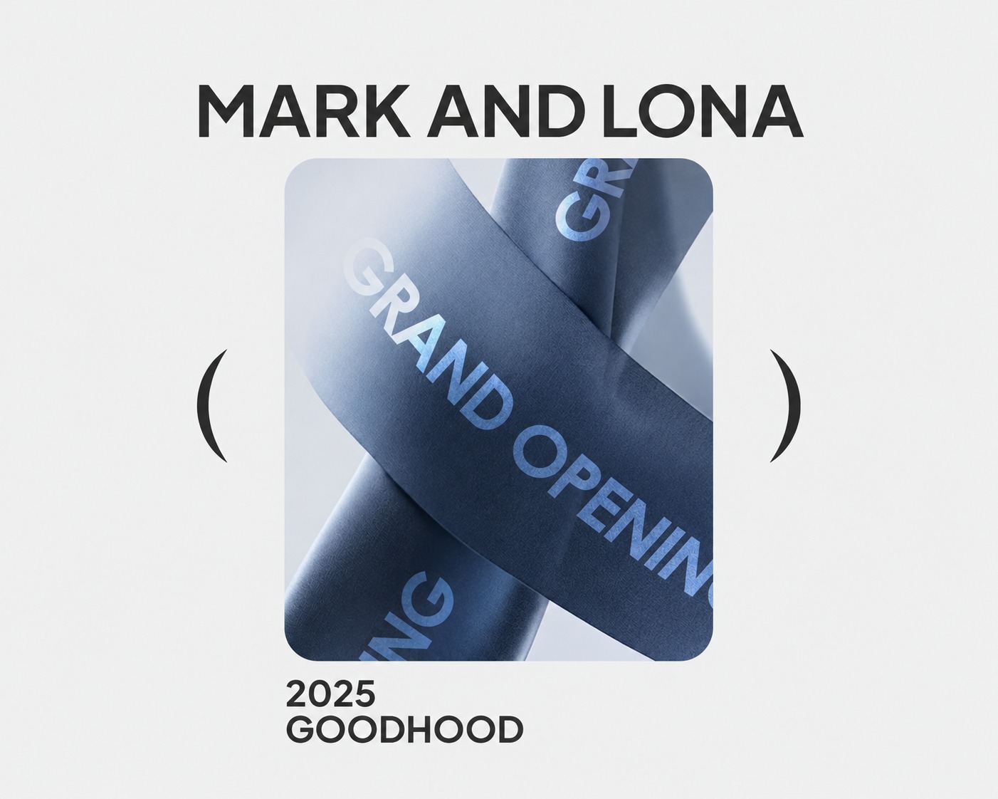 Mark and Lona — Grand Opening key visual