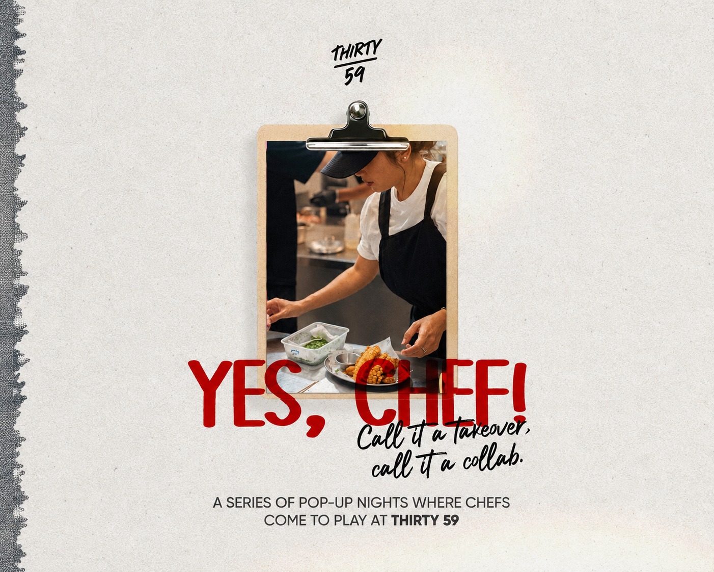 Thirty 59 — Yes, Chef! pop-up series
