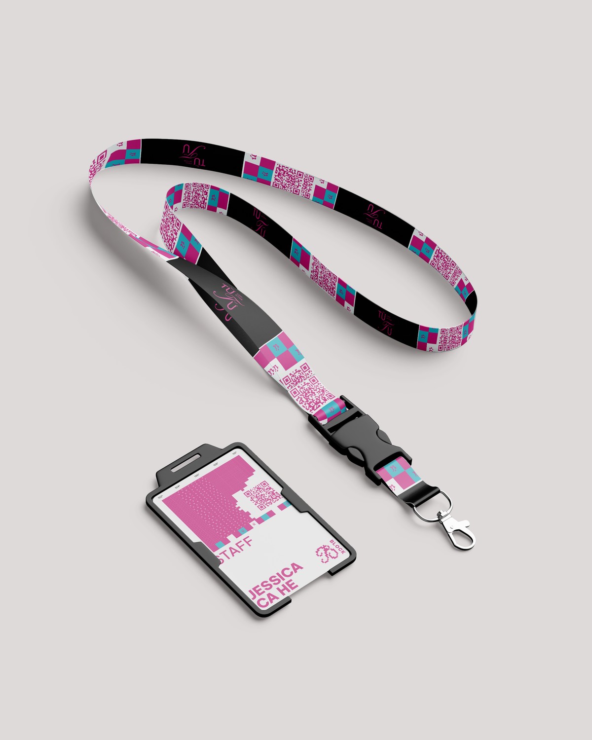 Staff lanyard and ID card