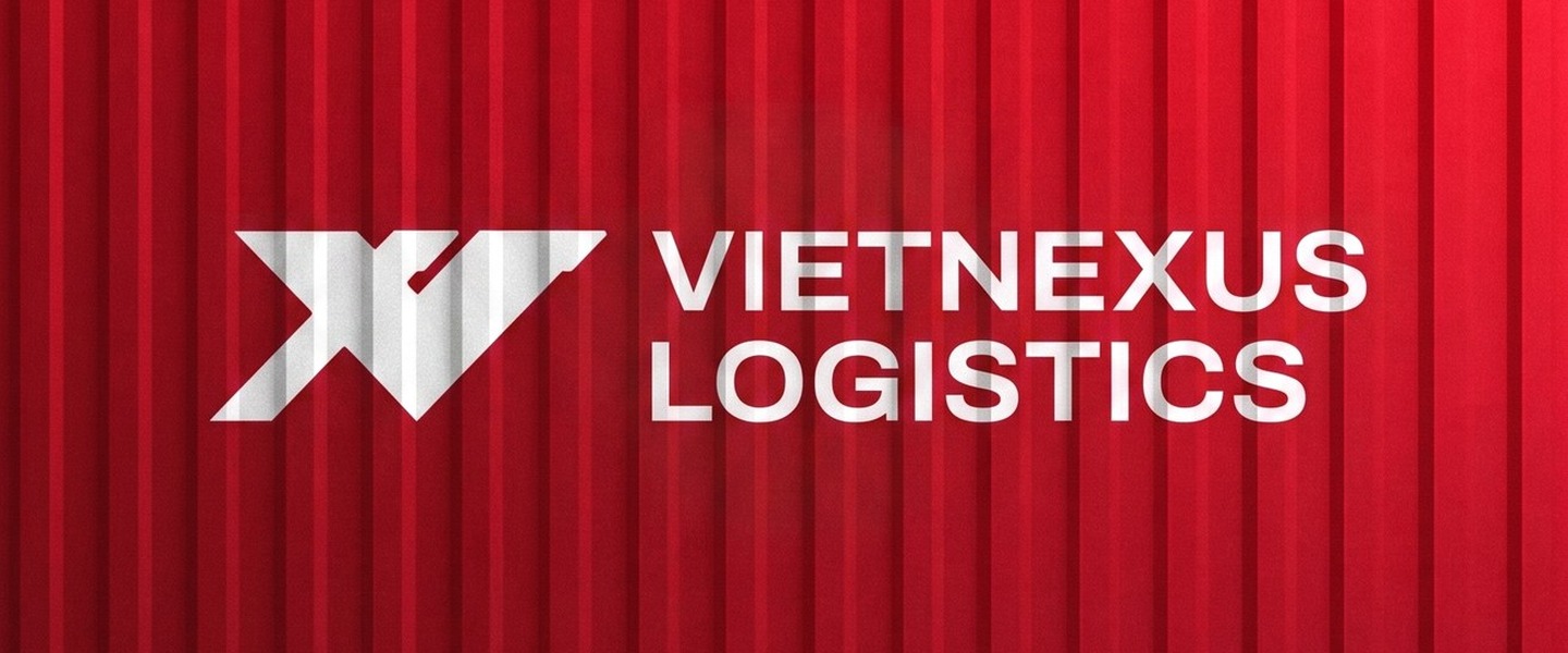 Vietnexus — crane and logomark over the shipping yard