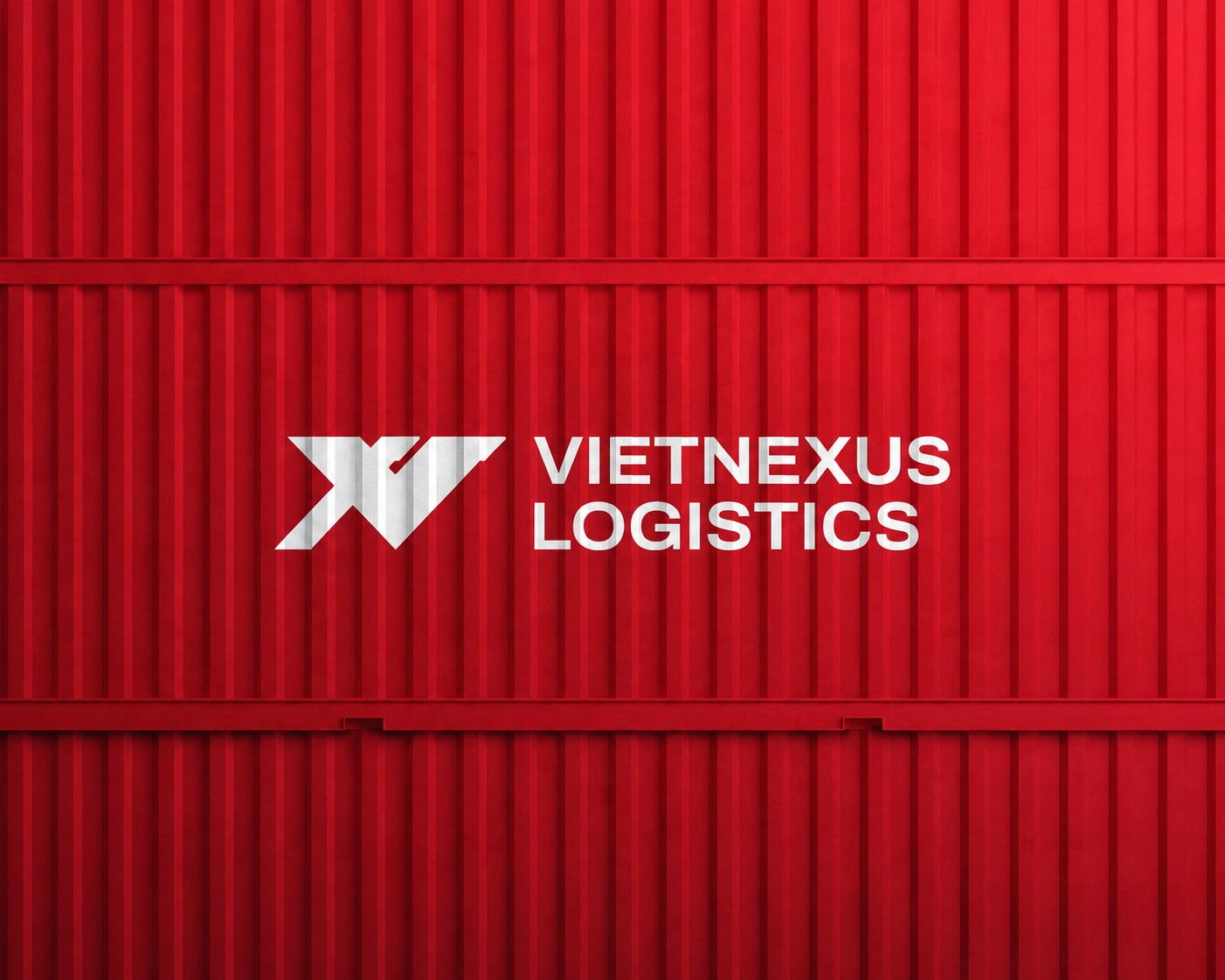 Vietnexus — crane and logomark over the shipping yard